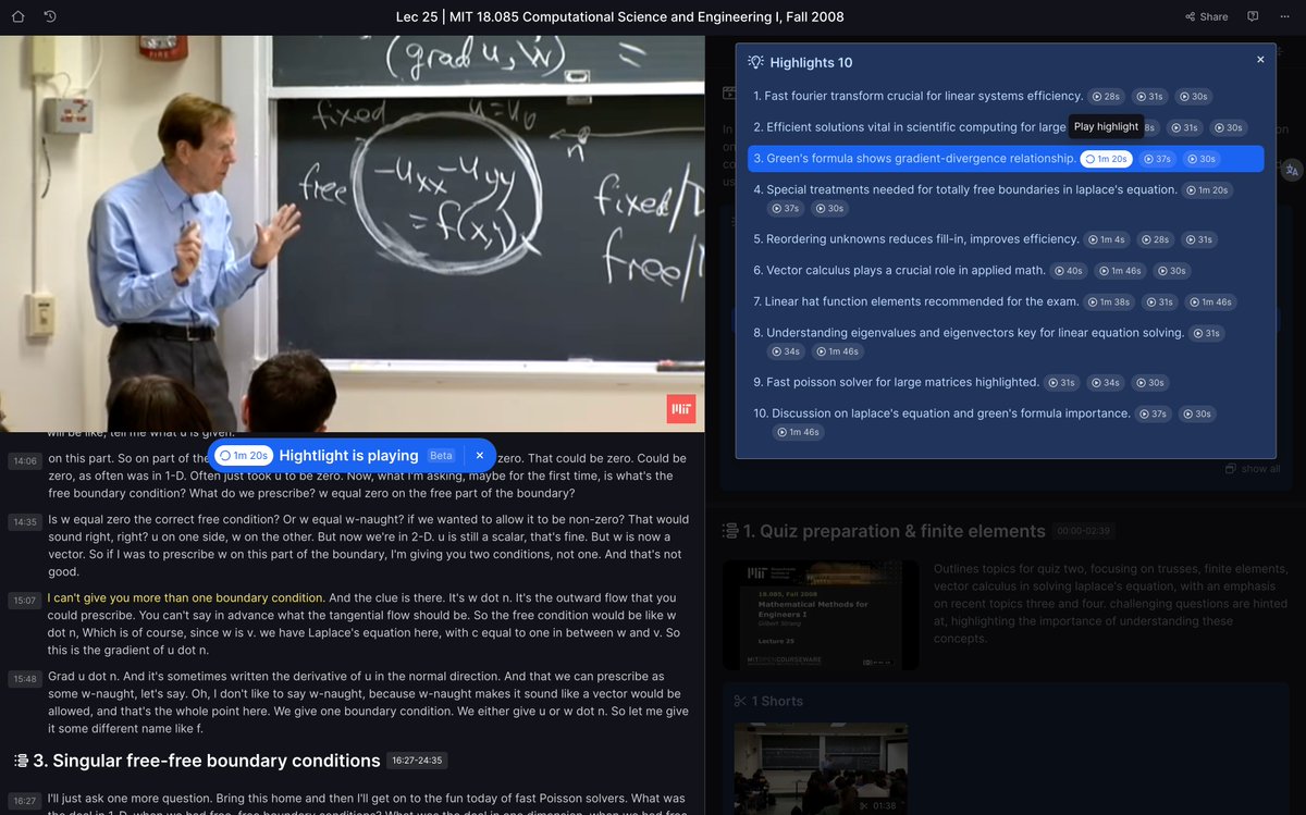 MIT 18.085 Computational Science & Engineering This course provides a review of linear algebra, including® applications to networks, structures, and estimation, Lagrange multipliers. Also covered are: differential equations of equilibrium; Laplace's equation and potential flow;…