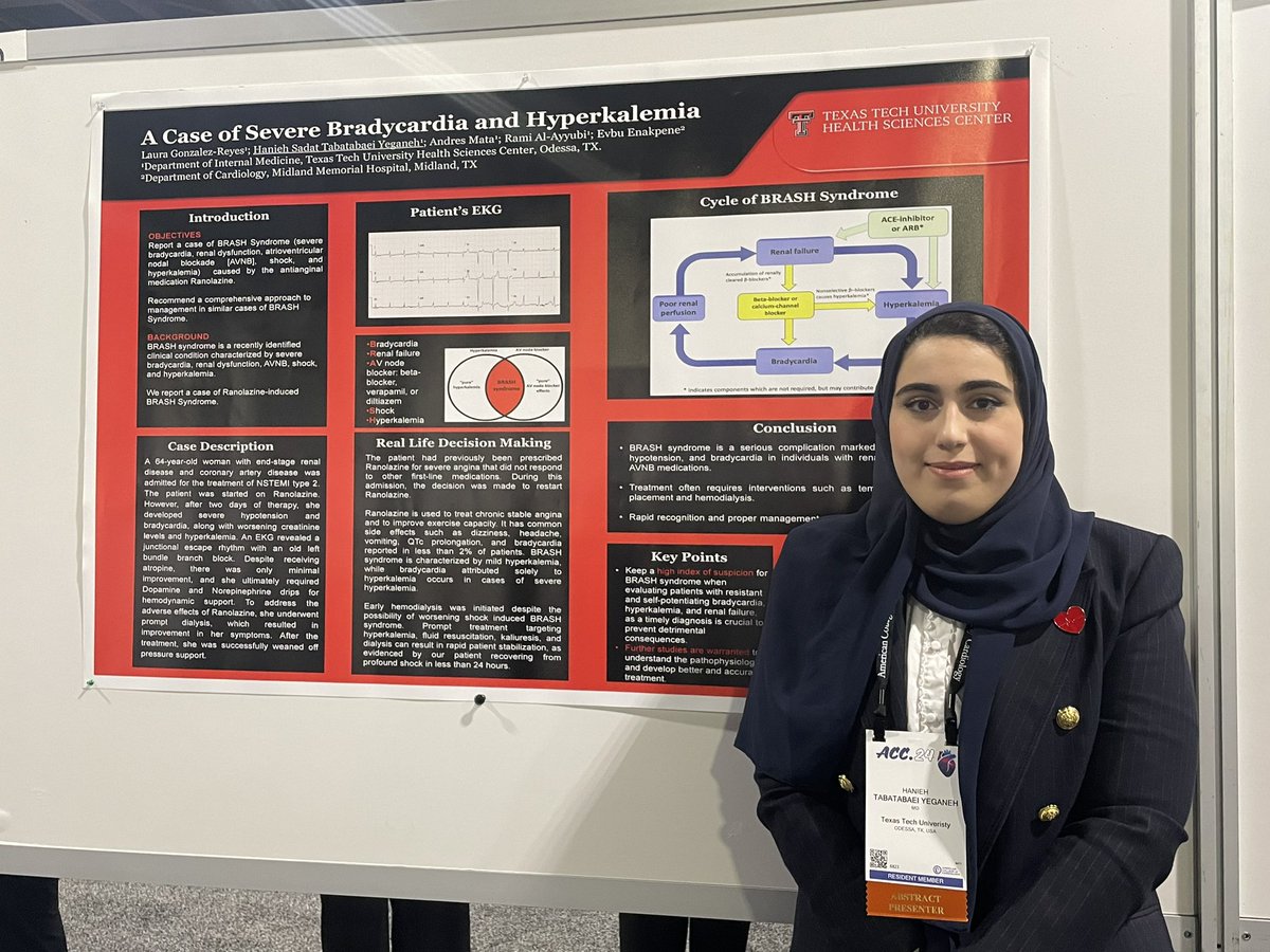 🫀 What a fantastic weekend at #ACC24! Grateful for the chance to connect with amazing colleagues, dive into the latest advancements in cardiology, and present two exciting abstracts!