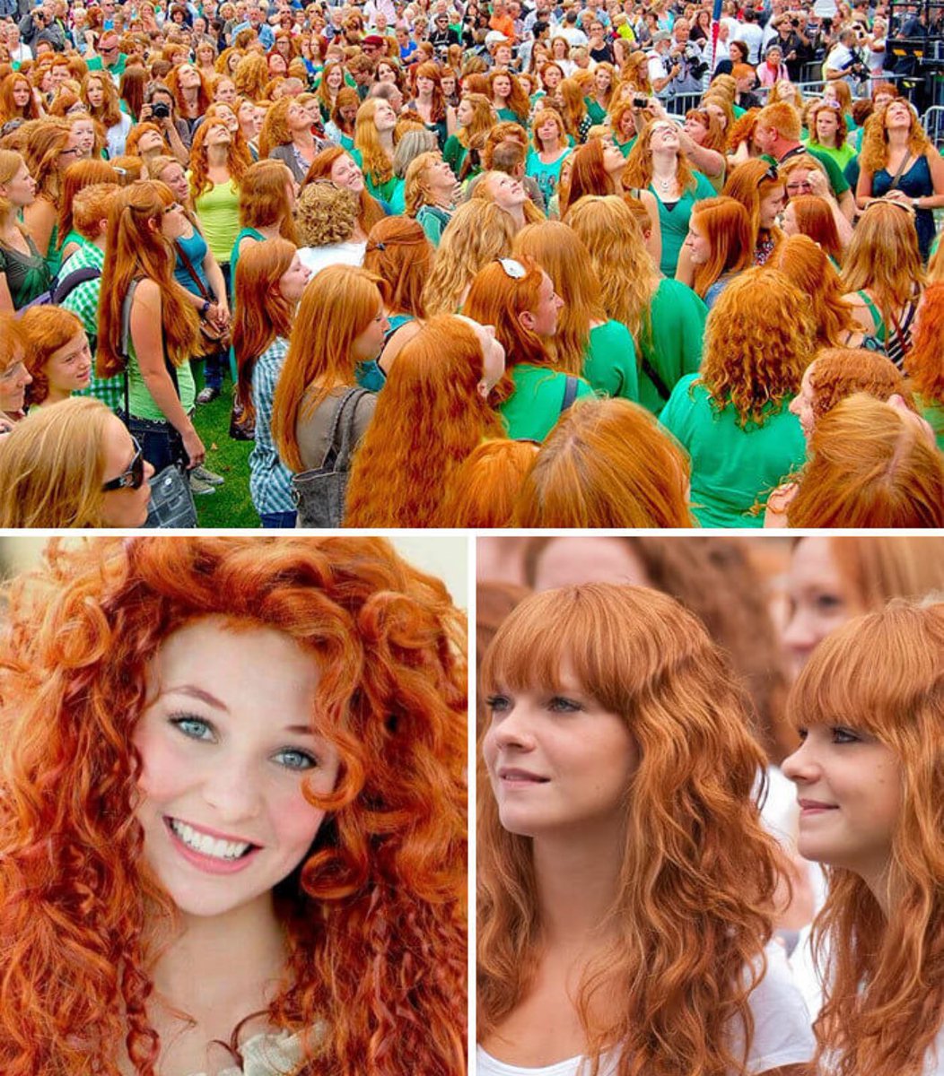 Redheads Festival, held annually in Dublin, Ireland.