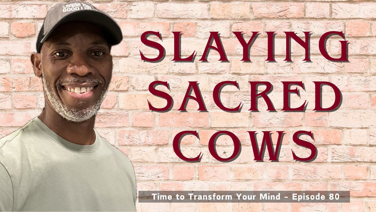 Pierre_Laguerre's tweet image. In today’s episode #80 of our 100-Day Challenge, the topic is “Slaying Sacred Cows.”

Watch Episode 80 Now at timetotransformyourmind.com/ep80
#DailyMotivator #Transformation #SpiritualMentor #100DayChallenge #Episode80 #Words #SacredCows #Power #Faith #Discipleship #Kingdom #KingdomLaws