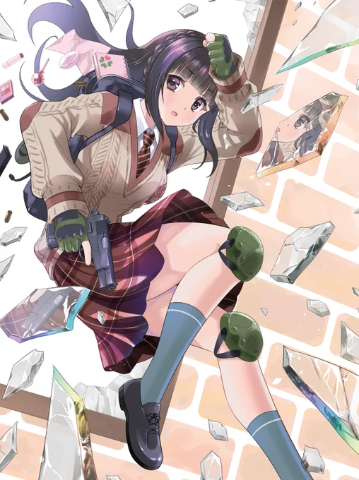 #欲望はぜんぶ口に出したほうが仕事につながる 武装少女、銃器少女、アクション漫画とイラスト描きたいいいいいいサバゲーイベントに呼ばれたい←本気(笑)ぜひ漫画・イラスト・サバゲーイベントの件でお気軽にお声がけください 