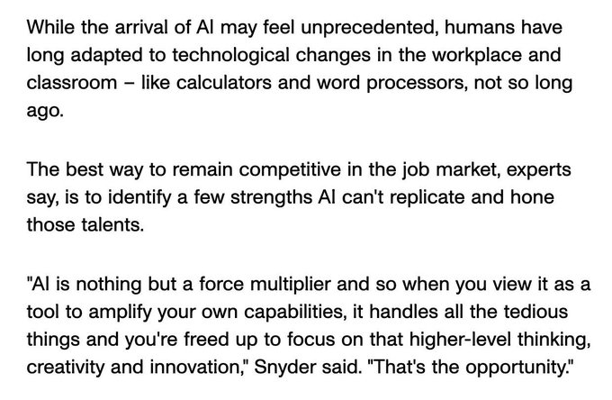 AI Can't Do All Our Jobs for Us. But We Can Make It a 'Superhero Sidekick' https://t.co/22VP8mJRuL https://t