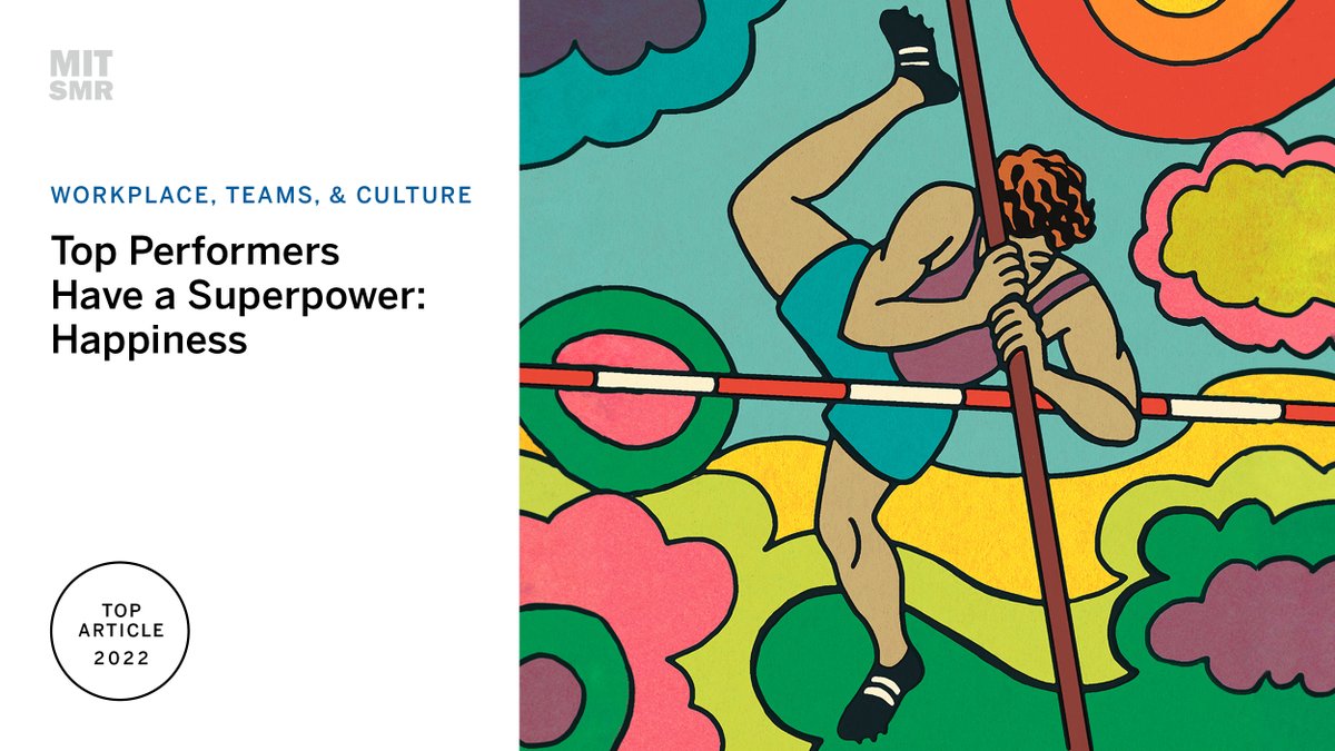 mitsmr's tweet image. Research has found that happiness, well-being, and an optimistic outlook are potent predictors of how well an employee will perform.

▶️ mitsmr.com/36j7gTz