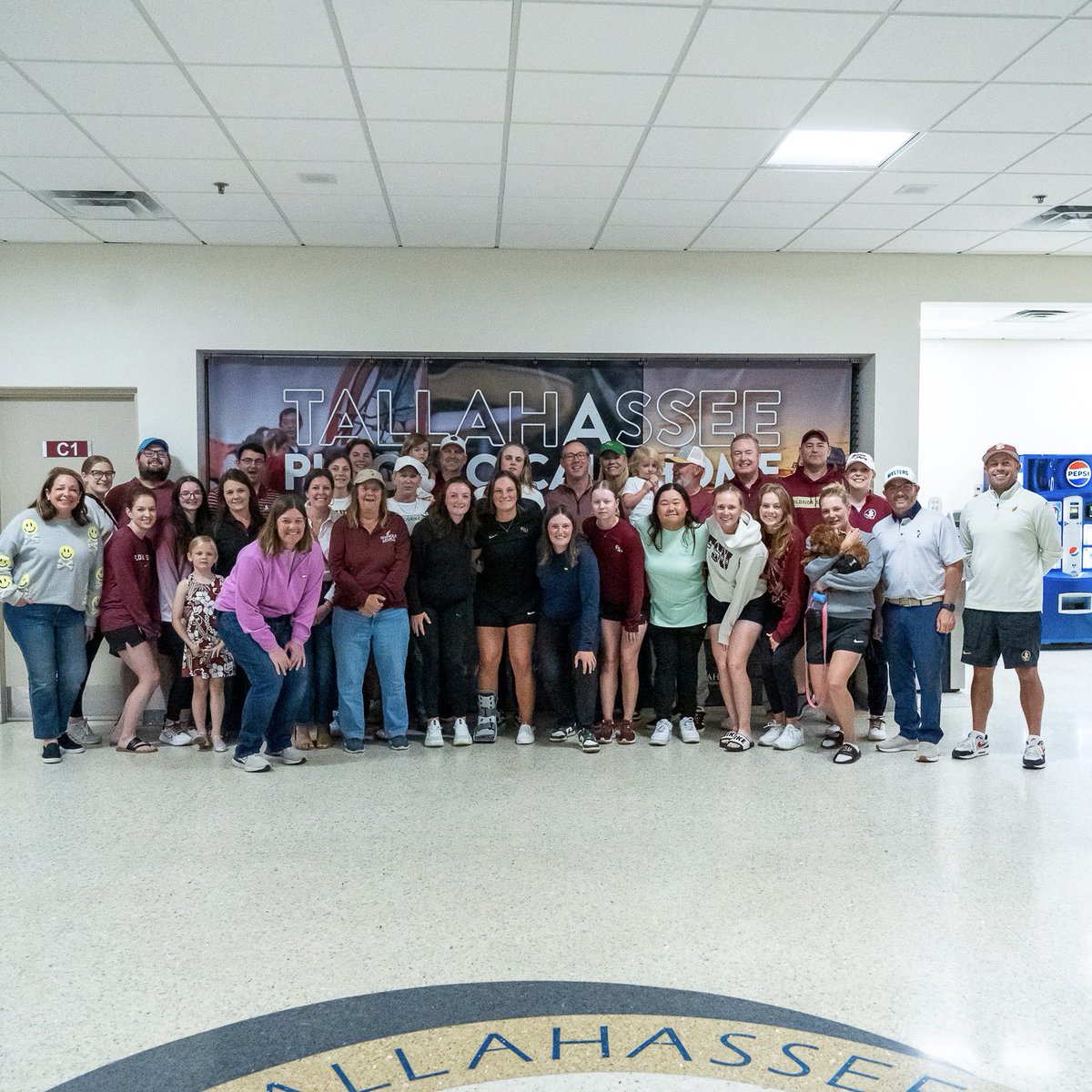 A warm Tallahassee welcome home for our champion😊

#OneTribe | #GoNoles
