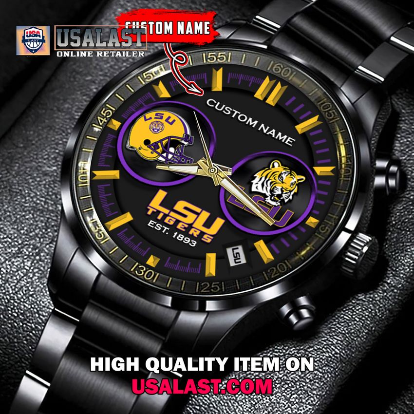 LSU Tigers Custom Name Stainless Steel Watch
Link to buy : usalast.com/cross/lsu-tige…
#NCAA #LSUTigers #GeauxTigers
