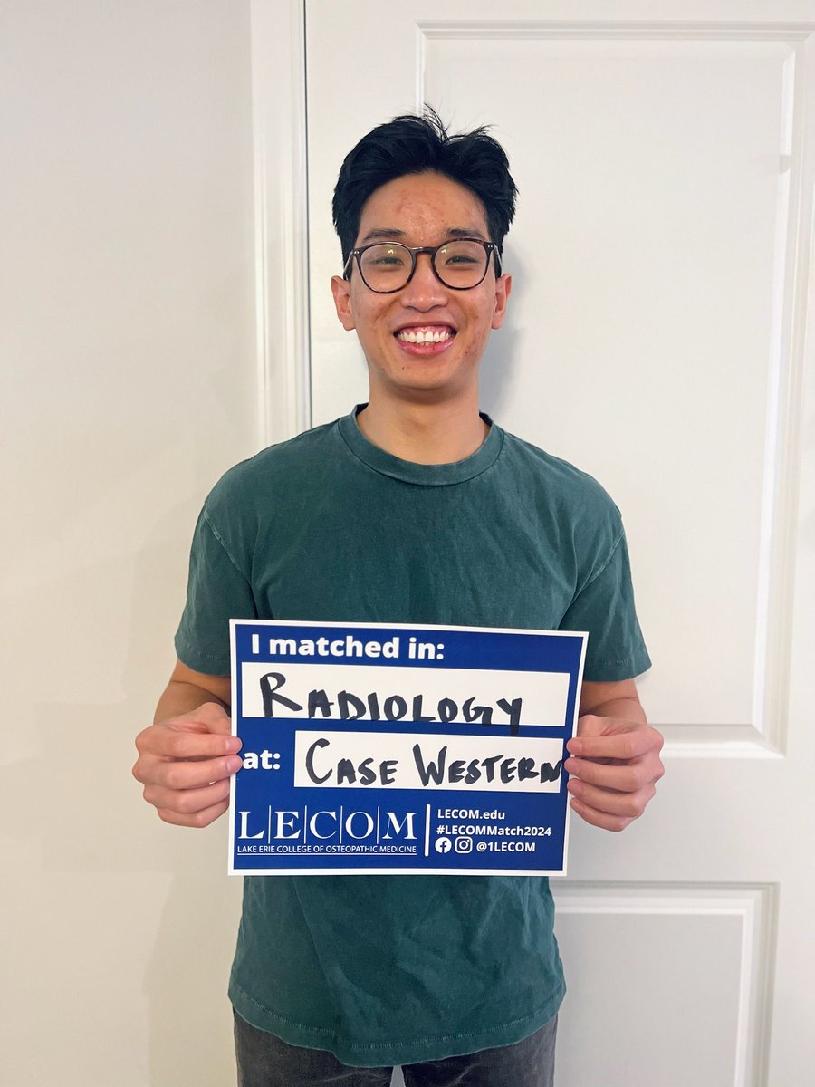 Congratulations Alexander Nguyen on your recent Match! LECOM is extremely proud of you and excited to follow the achievements you make in your career! Continue to celebrate Match Day with us, email your match photos to tzinn@lecom.edu, tag us or #lecommatch2024 !