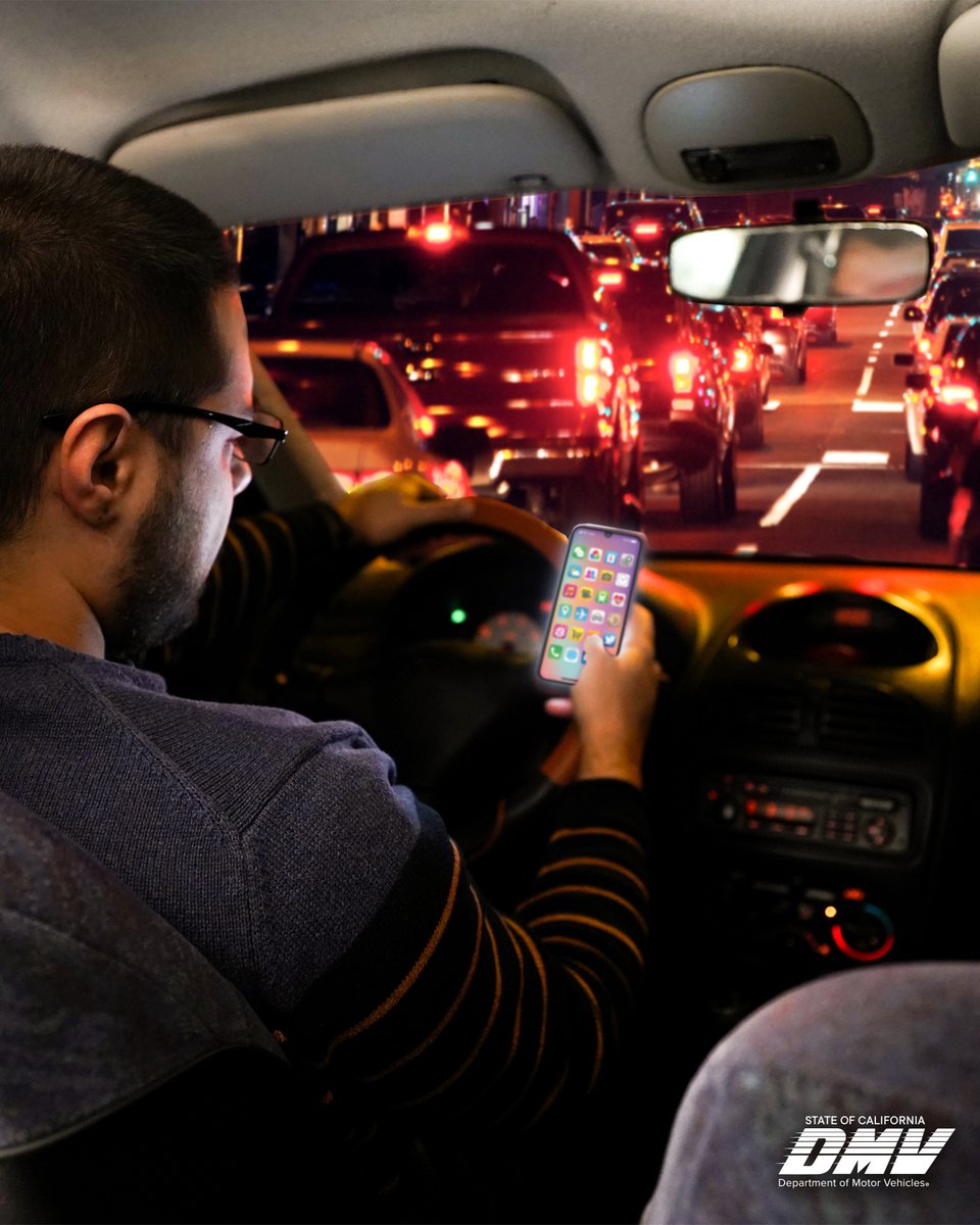CA_DMV's tweet image. Thousands of people are killed &amp;amp; hundreds of thousands more are seriously injured in distracted driving collisions each year. 

This Distracted Driving Awareness Month, the #CADMV urges all drivers to limit distractions, drive responsibly &amp;amp; help us create safer roads for all.