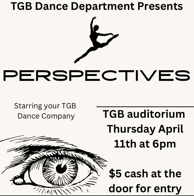 Trevor G. Browne's Dance Department will be hosting a two night dance show event this week.  Enjoy a night out and support TGB. #onceabruinalwaysabruin #tgbrocks #championsofexcellence