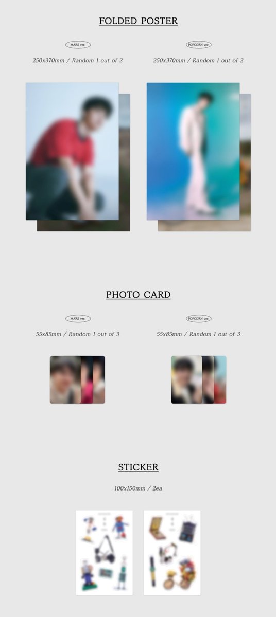 dyonigiri's tweet photo. Doh #KYUNGSOO 3rd Mini Album "Blossom" Album Details

•Photobook ver: Mars Ver. &amp; Popcorn Ver.
•Photobook 80p
•CD-R
•Postcard random 1/3
•Folded Poster random 1/2
•Photocard random 1/3
•Sticker 2pcs

https://t.co/vKOmtPK0J6 https://t.co/uBd4Qhdb5Z