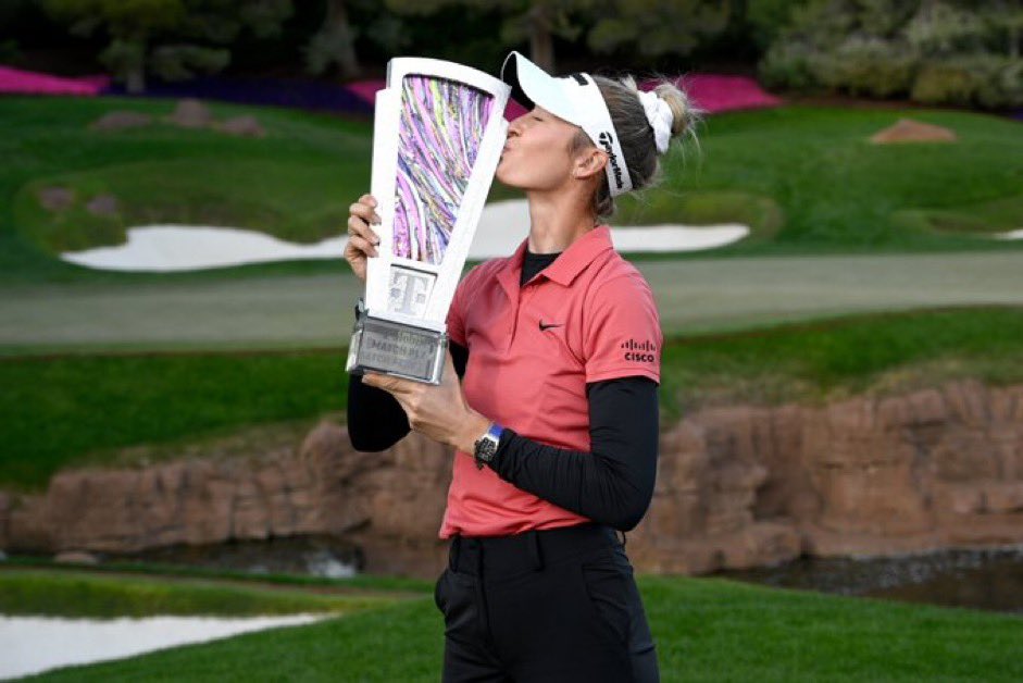 Champion stuff! Nelly Korda makes it 4 wins in 4 starts with her victory @LPGAMatchPlay @LPGA is off during @TheMasters… @Chevron_Golf starts Thursday 18th Apr LIVE on @GolfChannel @NBCSports @SkySportsGolf Hope you enjoyed our coverage from Shadow, see you from The Woodlands