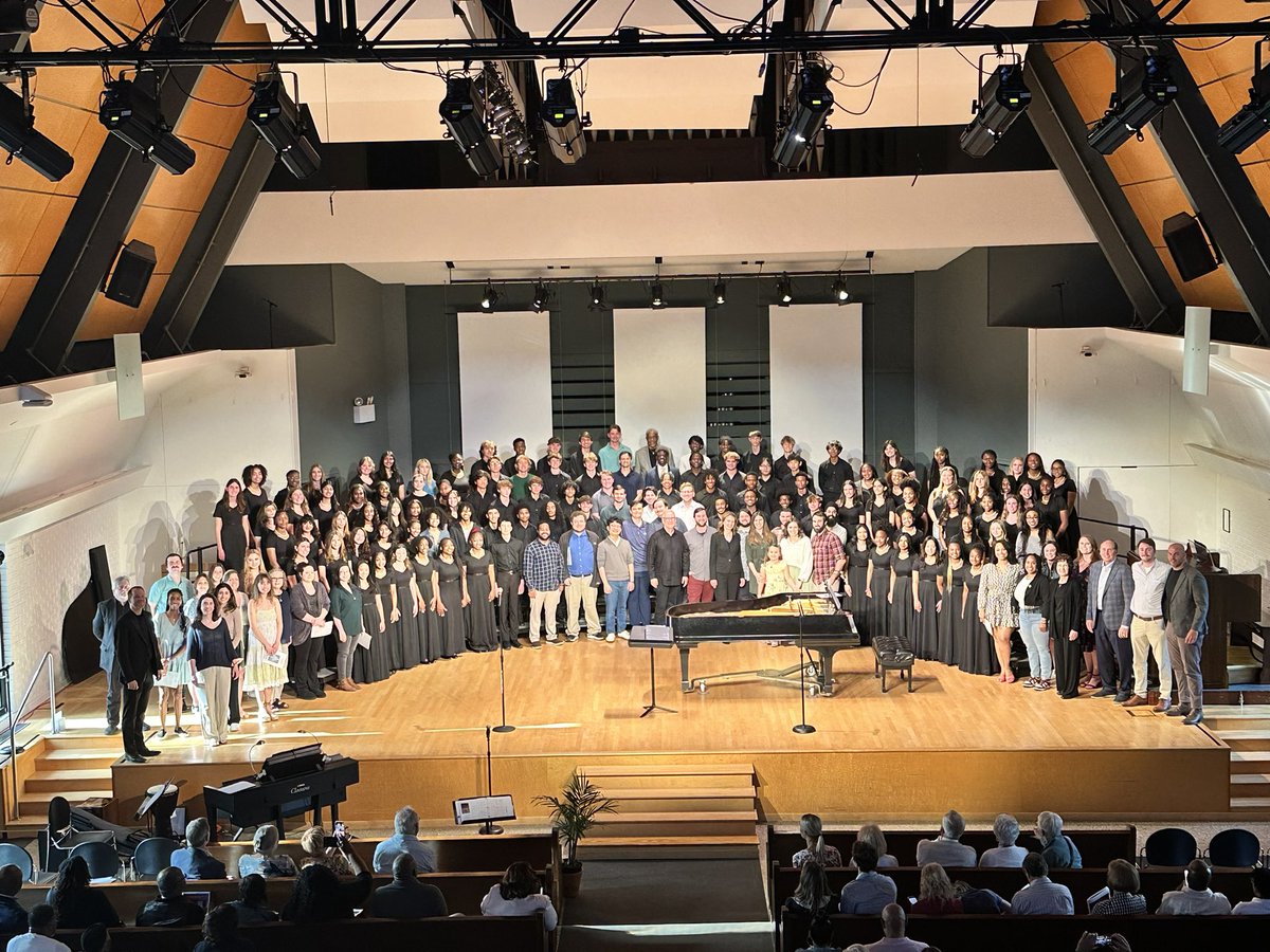 A big thanks to all the alums who showed up to make Mrs. Woodruff's final US spring concert such a special event! I appreciate each of you immensely and am proud of you!