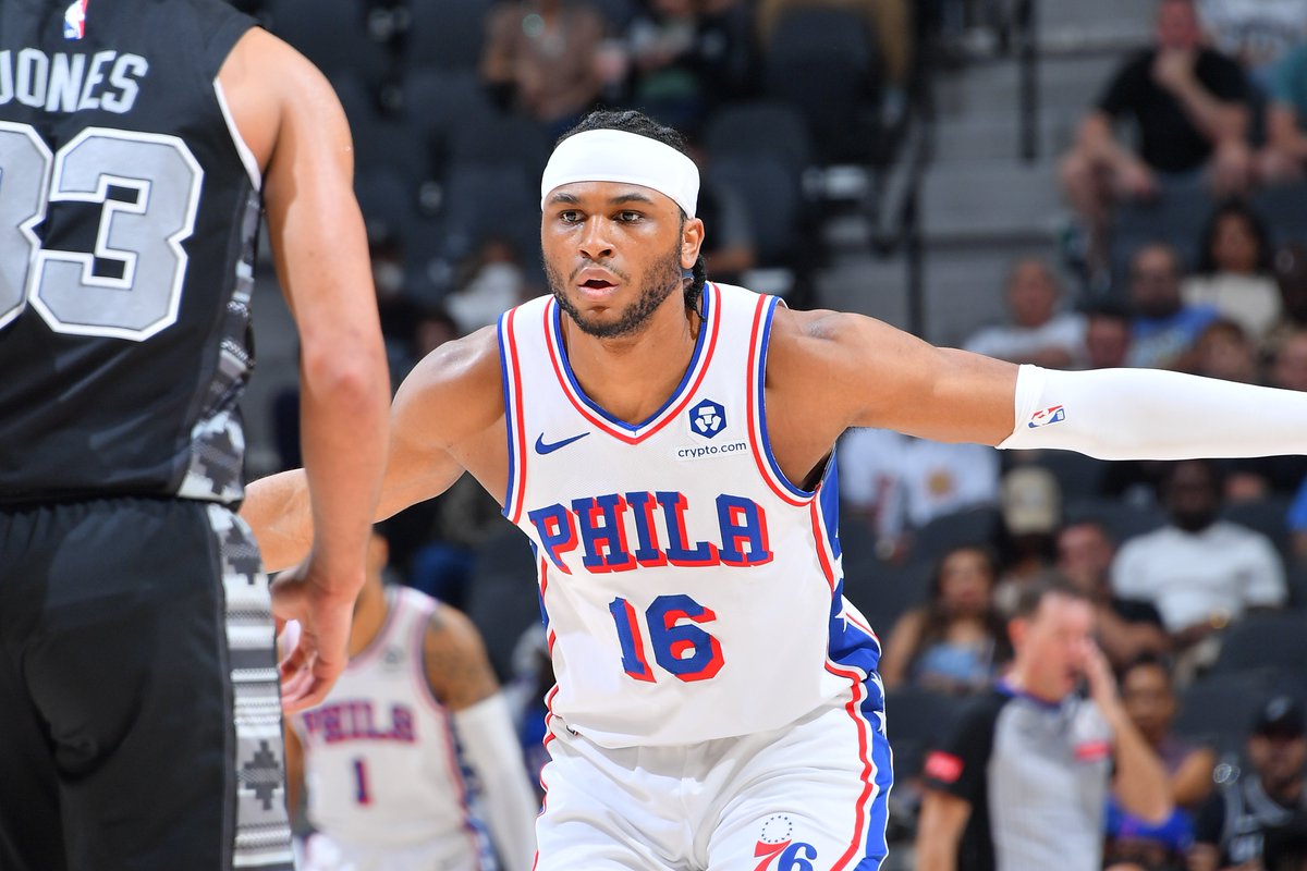 our guy <a href="/Rickythe4th/">Ricky Council IV</a> tonight:

11 pts, 3 ast, 4 stl, 4-5 FG, +14

BEAST 😤