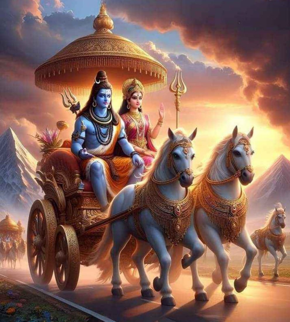 ╭>🕉🚩
🕉
╰╮जहां प्रेम है वहीं भक्ति है
╭╯जहां शिव हैं वहीं शक्ति है...
🕉
╰╮where there's love 
╭╯there's devotion
╰╮where there's Shiva
╭╯there's Shakti...
🕉
╰>#ॐ_नमः_शिवाय 🚩

#हर_हर_महादेव 🙏
#सुप्रभात Lovelyhearts 🌄🌺
Have a blessed Monday

quoted #byपार्थ 💘