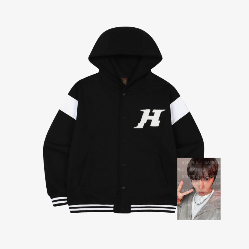 J-HOPE - HOPE ON THE STREET HOTS Varisty Jacket Photocard PC 📸 cr