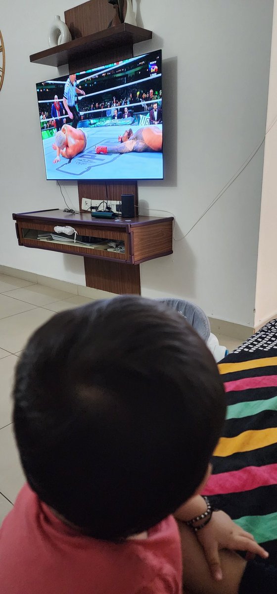 #WrestleMania with kid