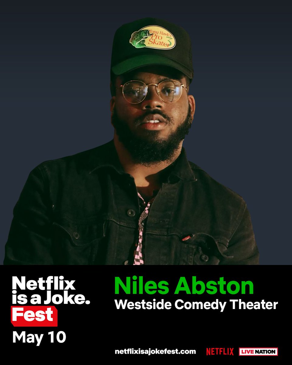 hi i'm headlining the @NetflixIsAJoke festival in LA on May 10 and there's about 30 tickets left. you should buy them.
