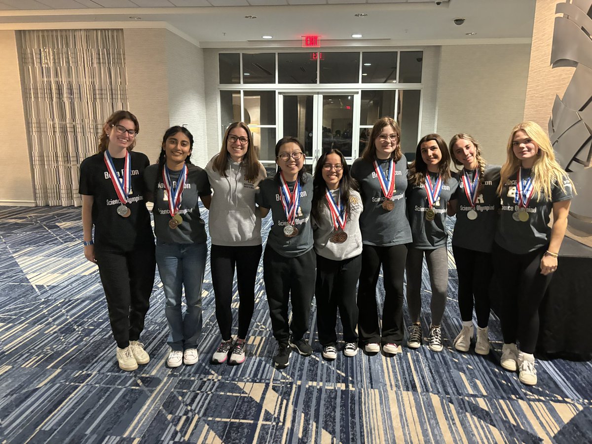 Congratulations to Boca High Science Olympiad Team for being the State Champion! Thank you Mr. Benskin for all your help, support and guidance! #StateChampion <a href="/bocaratonhs/">Boca Raton HS</a> <a href="/pbcsd/">The School District of Palm Beach County</a> <a href="/RachelCapitano/">Rachel Capitano</a>