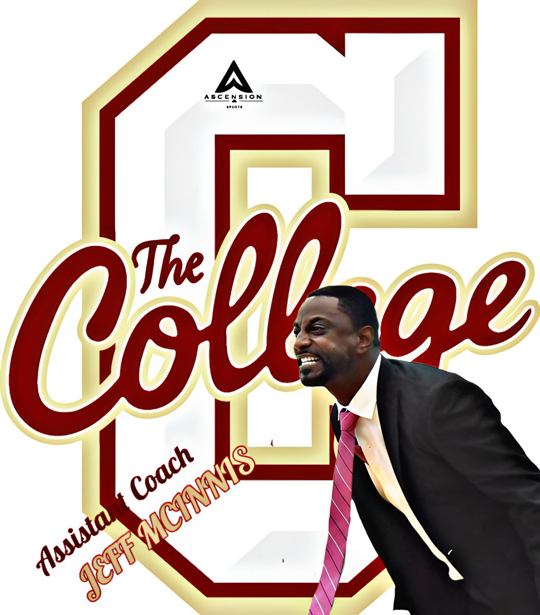 Congratulations to Ascension Sports family Jeff Mcinnis on his new job as AC at the College of Charleston. #KeepAscending #ItsJustALittleWork #ProgramChangerz