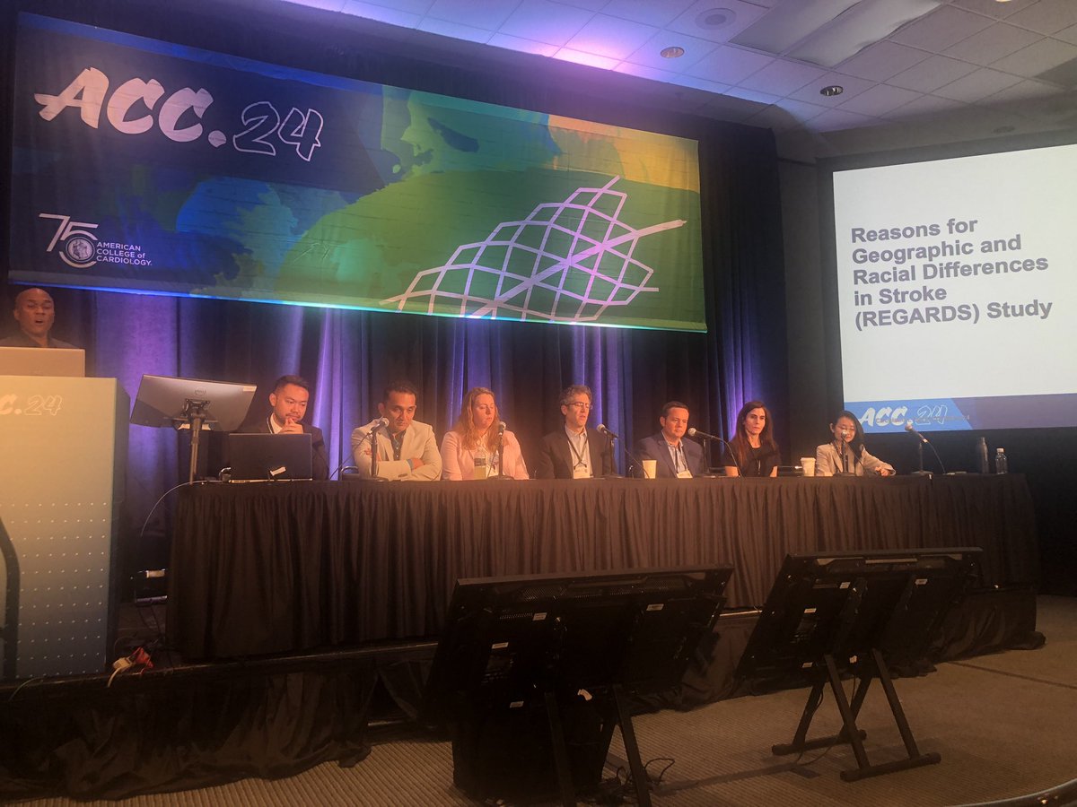 Awesome session on Lifestyle: The other GDMT led by Interventional cardiologist @KoushikReddyMD with Dr. Columbus Batiste @iamhealthyhear1 talking on social constructs and CVD #healthequity, @DrOstfeld on PBdiets and @heartcuredoc on stress reduction.