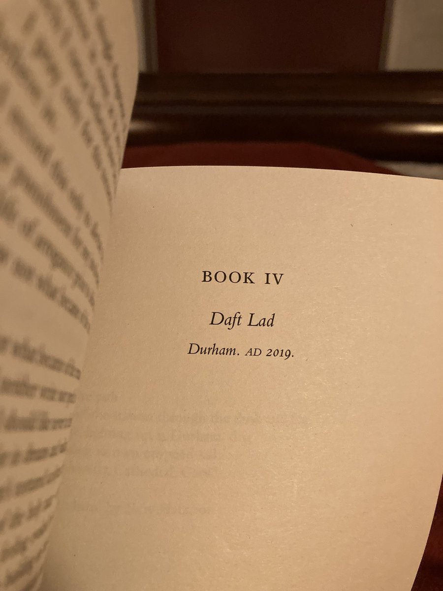 Just finished Cuddy by @BenMyers1 This, final, section of the book is one of the most affecting things I’ve ever read. The sense of something ending, something maybe starting - both fuelled by love. Very moved 🥲