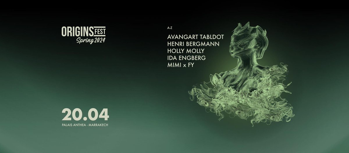 DejateGuiar_'s tweet photo. 💥
20 abril Marrakech
@origins_festival https://t.co/PVkD5WYxfX