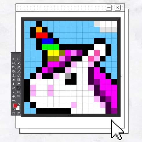 NancyNSalazar's tweet image. ✨️Wuuuh!🩷🎨 Mi primera chamba en el mundo del Pixel Art.🦄🔮 ¿Qué tal me quedó, eh?💜🌈

#PixelArt #Divoom #DivoomDitoo