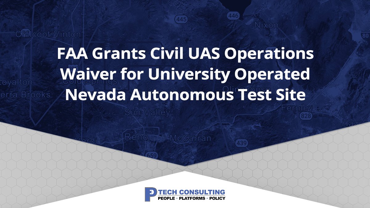 FAA granted a waiver to the Nevada UASTS allowing civil UAS operations over a 1,000-square-mile area in Northern Nevada. Managed by Nevada Autonomous, it facilitates drone research and testing, aiming to advance safety and innovation. 🛬 Learn more: unr.edu/nevada-today/n…