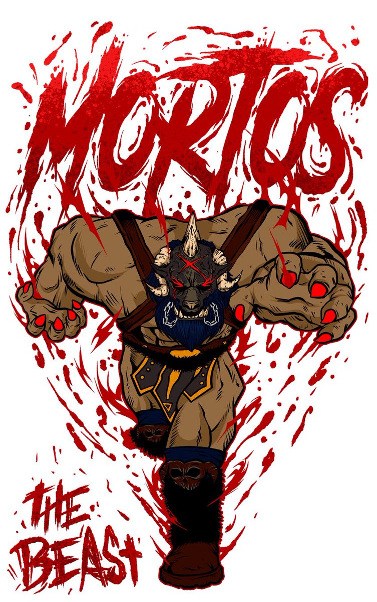 Closer look at the awesome debut designs for The Beast Mortos @Taurusoriginal now available at @PWTees!