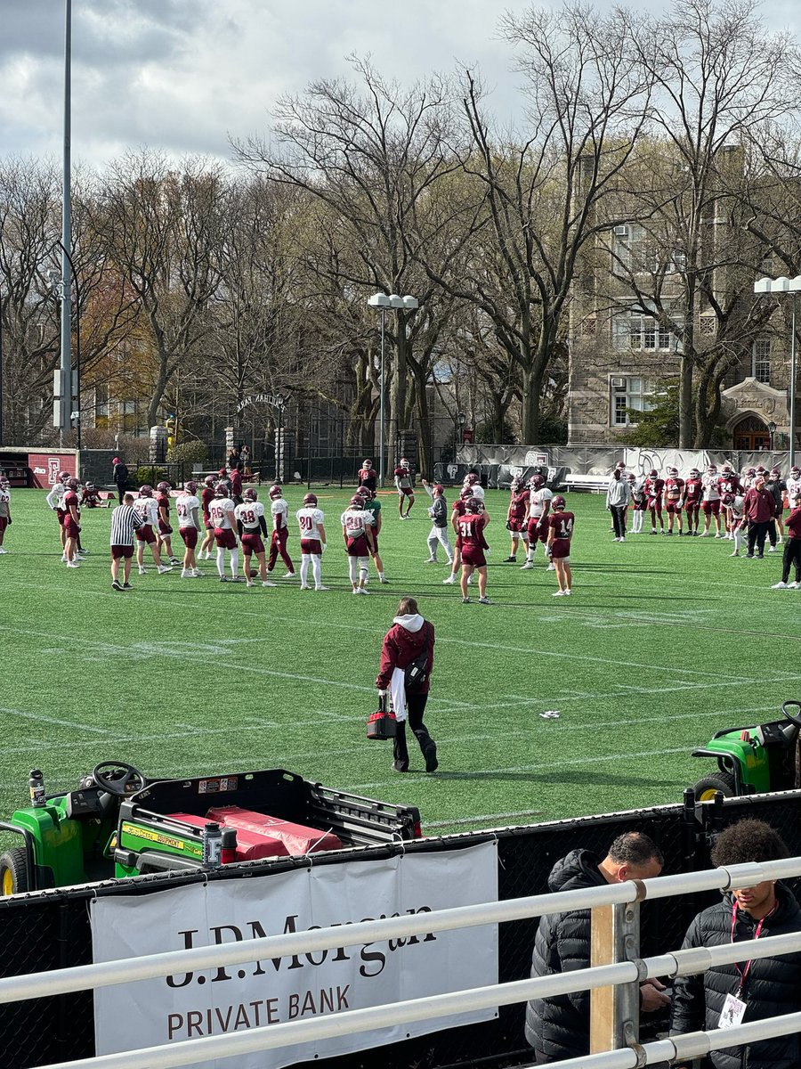Had a Great time @FORDHAMFOOTBAL. Thanks @_CoachWilks for teaching me about the program! Hope to be out in the future! @HuskieFB @OLMafia @PrepRedzoneIL @EDGYTIM @OJW_Scouting @OL_Coach_Giufre #RAMILY