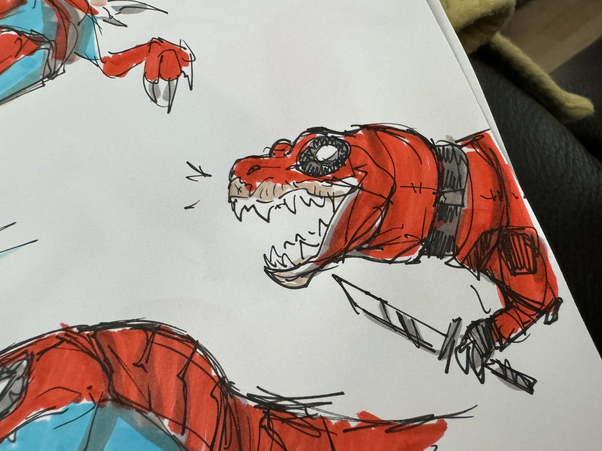 creativemechncs's tweet photo. Spider-Dinos!! And a RexPool mixed in there…
Sunday sketching while listening to church messages is such a good combo
#sketch #doodle #spiderman #dinosaur #spiderrex https://t.co/YUrSkc1WLm