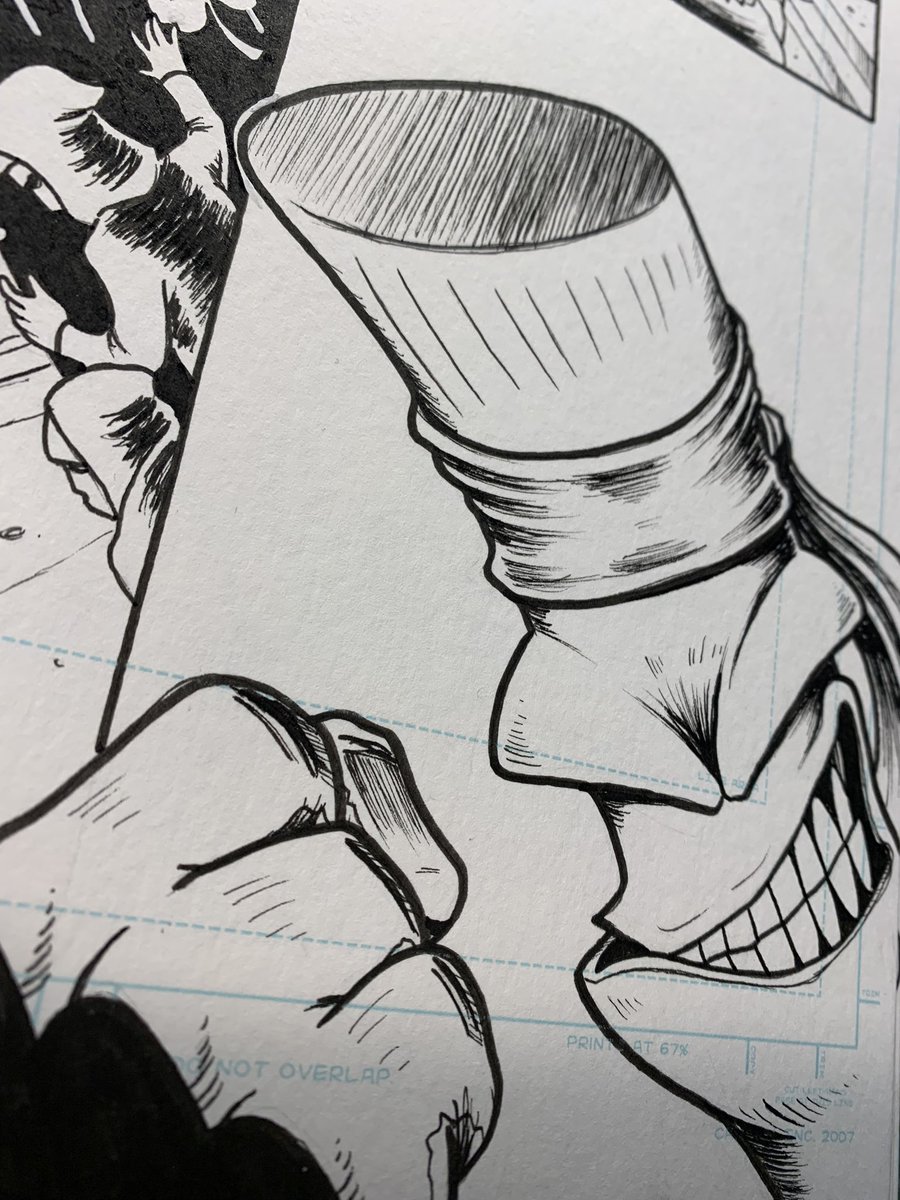 Almost at the finish line with both @JOHNWOSACHUK’s “Inker” and @elonmudd’s “The Plunger” #indiecomics