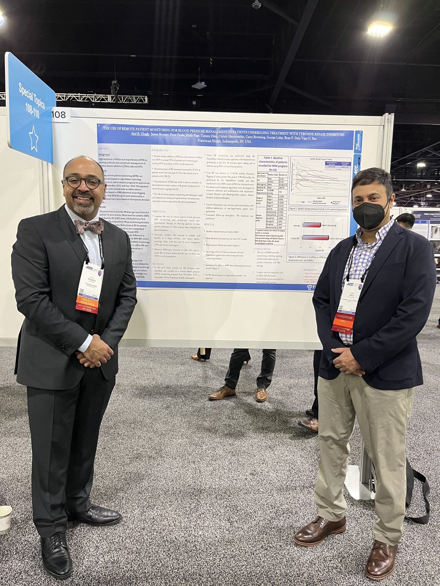 Privileged to work with Atul Chugh and ⁦@MyFranciscan⁩ #Cardioonc team. Sharing our work on utilization of RPM to manage cancer therapy-induced #HTN ⁦@ICOSociety⁩ ⁦@Dr_Mike_Fradley⁩ ⁦@AnaBaracCardio⁩ ⁦⁦@DrRyanPDaly⁩ ⁦@AnkurKalraMD⁩