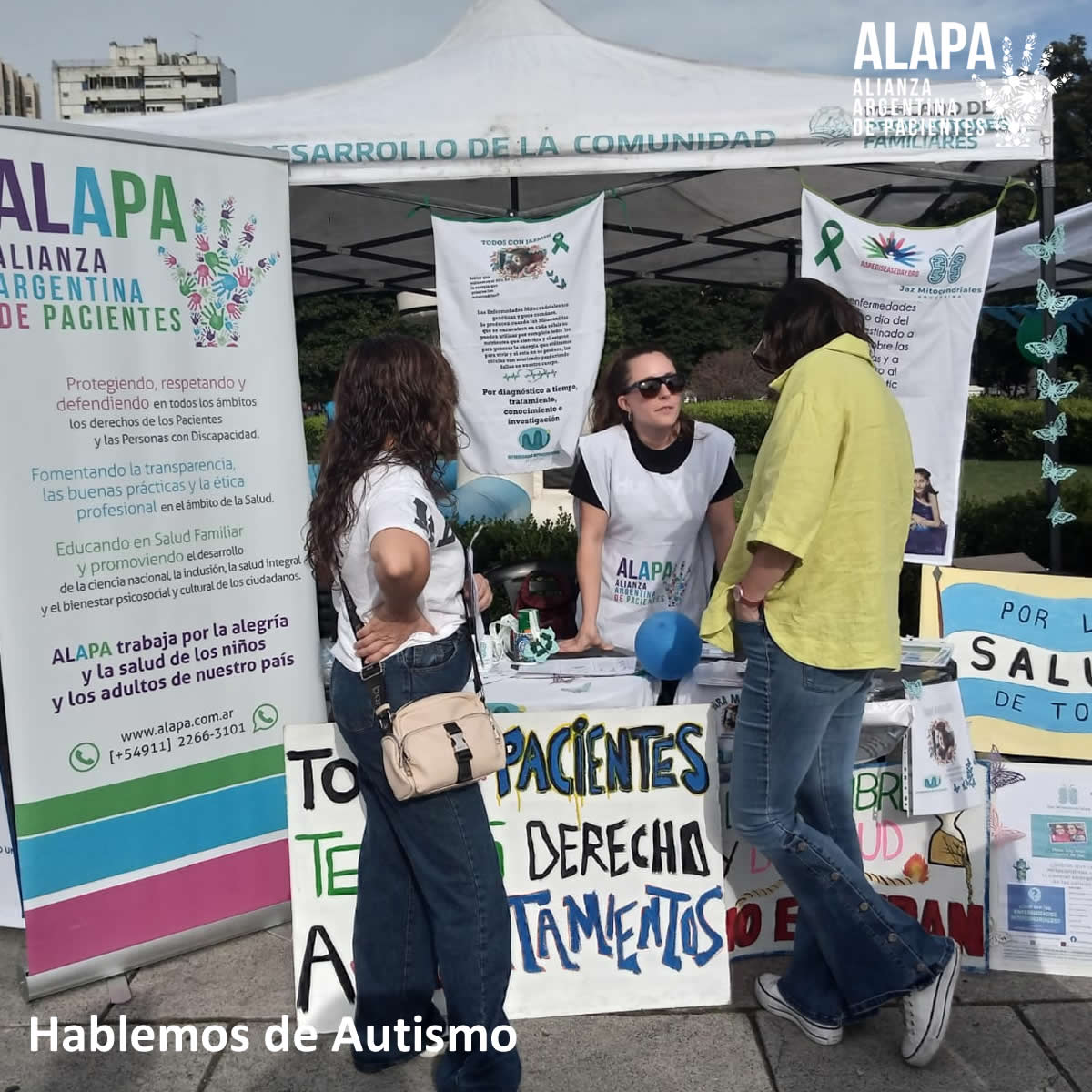 💙 El sábado participamos en la jornada por el Día Mundial de Concientización del Autismo realizada en La Plata, provincia de Buenos Aires.

🙂 Queremos agradecer a la Red TEA La Plata - Berisso y Ensenada por el espacio que nos brindaron.

#SomosALAPA #Austimo #HablemosDeAutismo