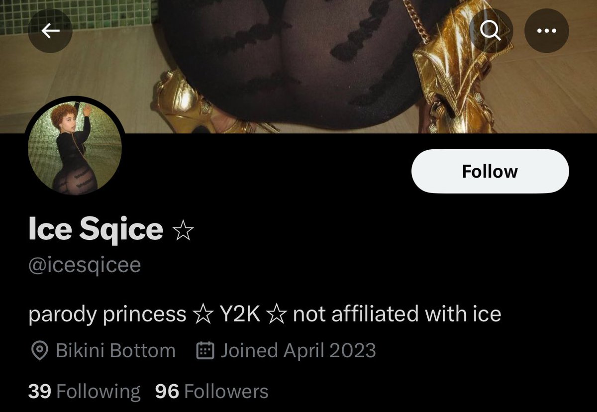 I almost moved, but when am I getting my ice spice follow? 😭