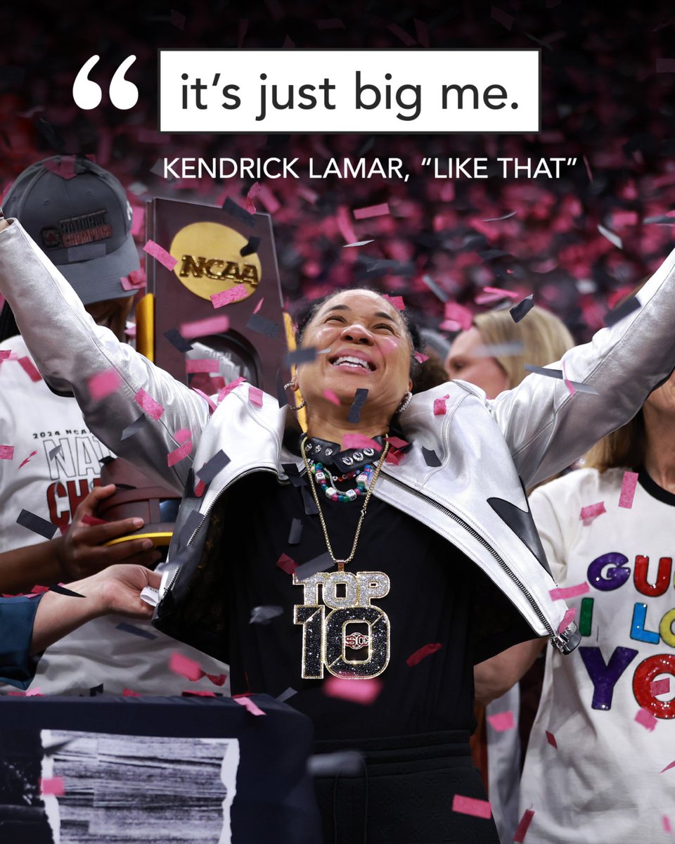 Dawn is really like that 🔥 🏀 3x National Champion 🏀 8x SEC tournament champion 🏀 4x Naismith Coach of the Year 🏀 109-3 record in the last 3 years 🏀 First undefeated season in @GamecockWBB history