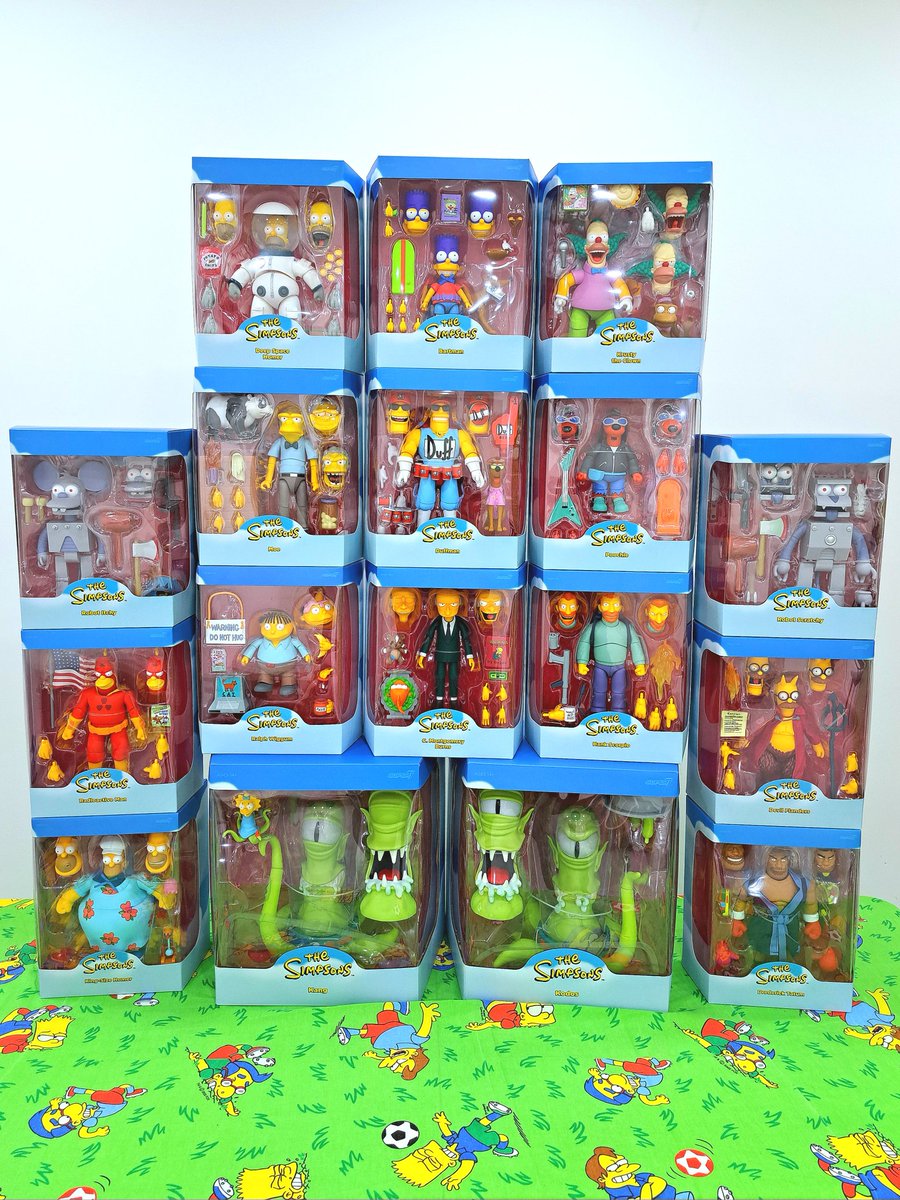 The Simpsons Super7 Ultimates Collection #TheSimpsons @super7store