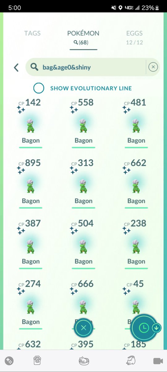 Really upset they removed AR fast catching. Was very much looking forward to hitting 2,000+ catches during Bagon Community Day. Still caught ~1800 thanks to a 2 hour weather boost and Spacial Rend! 
68 shinies and enough XL for my shadow Salemence!