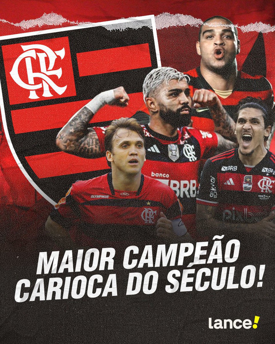 É O PAPA TÍTULOS, PO! ⚫🔴

O FLAMENGO É O MAIOR CAMPEÃO DO SÉCULO NO FUTEBOL CARIOCA! 🏆🔥

#FutebolBrasileiro #CampeonatoCarioca #Flamengo