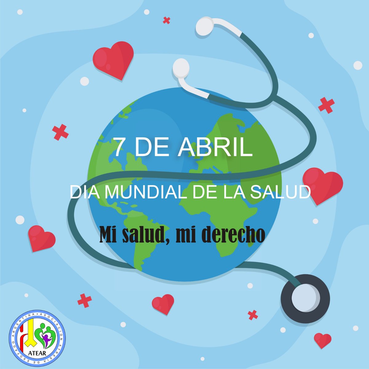 ATEARorg's tweet photo. 7 de Abril Día Mundial de la Salud

 "Mi salud, mi derecho" 🩺

Un dia para reflexionar sobre los desafíos y logros en el ámbito de la salud y promover la importancia de acciones que mejoren la salud de las personas en todo el mundo.

https://t.co/4yYp0nwMhF https://t.co/Ne01RU6Mxf