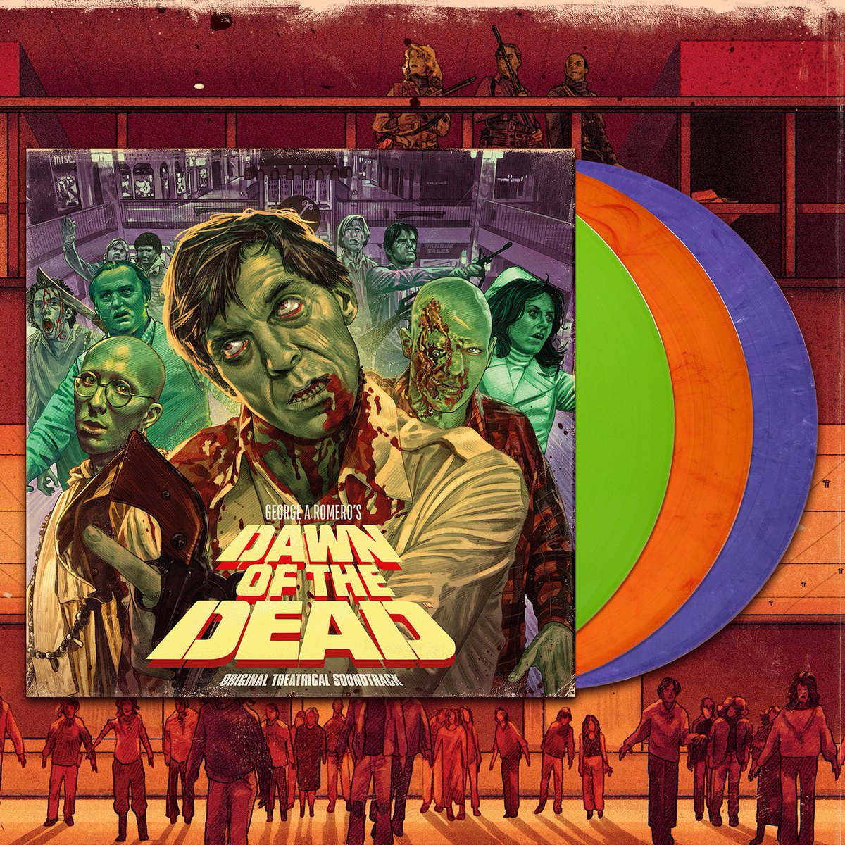 George A. Romero’s DAWN OF THE DEAD was released in theaters on this day in 1978! We had the pleasure of releasing a special 45th Anniversary edition of the original theatrical soundtrack as a deluxe triple LP package last year! Did you get yours? Who needs a re-press? 🧟‍♂️