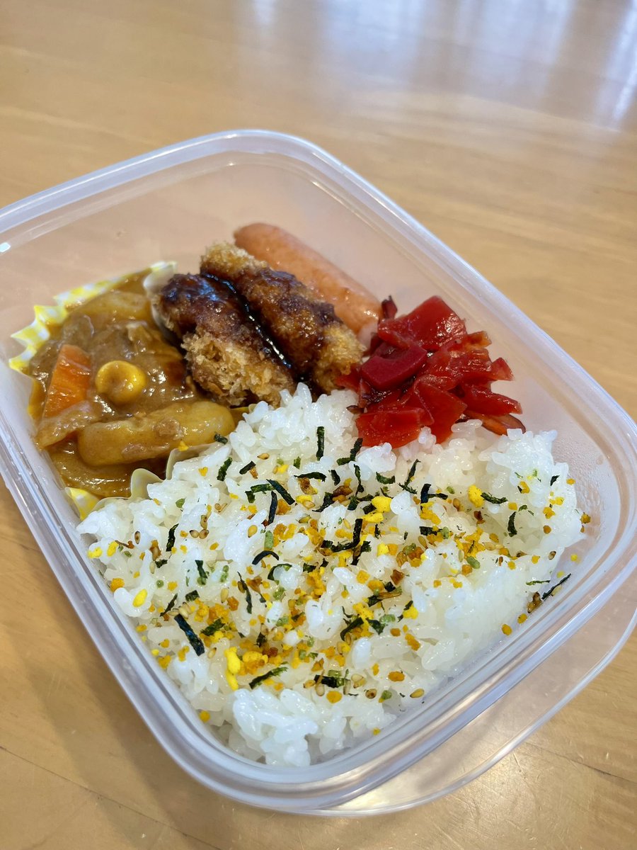 おはようございます。

今日は自分だけのタッパー弁当🍱

#家庭料理　
#料理好き
#晩御飯
#料理男子
#今日のおかず
#お弁当
#おうちごはん
#料理好きな人と繋がりたい
#おもてなし料理
#オウチゴハン
#お弁当記録
#お弁当作り楽しもう部