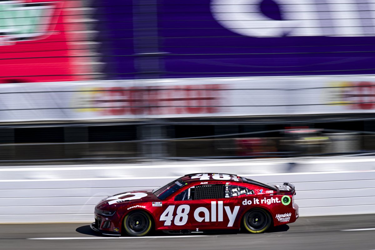 .@Alex_Bowman and the #Ally48 team finish the day at @MartinsvilleSwy 8th.