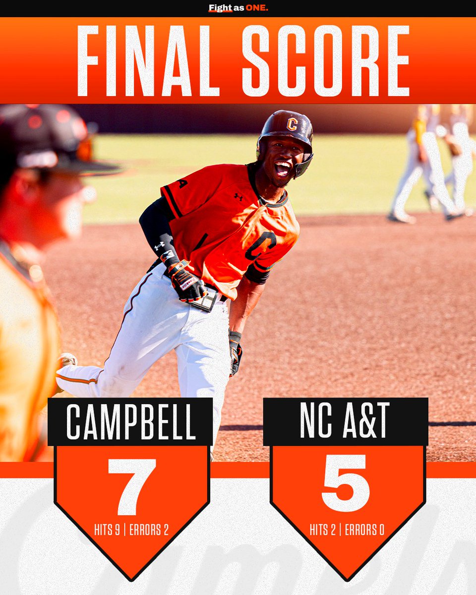 Dalen Thompson's 10th inning walk-off homer lifted Campbell over NC A&T, clinching the series victory over the conference opponent. 📰 | bit.ly/3W7wMTN #RDH