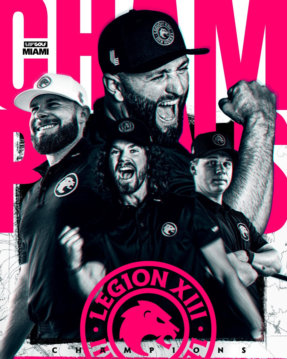 Make that 2 🏆🏆

Your champions of LIV Golf Miami 🌴

#LegionXIII #LIVGolf