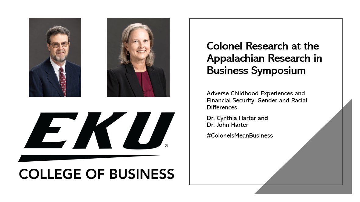 Getting children financial knowledge early on can set them up for better financial decision making down the road. @harter_cynthia & Dr. John Harter recently presented their research on adverse childhood experiences & financial security finding differences across gender & race.