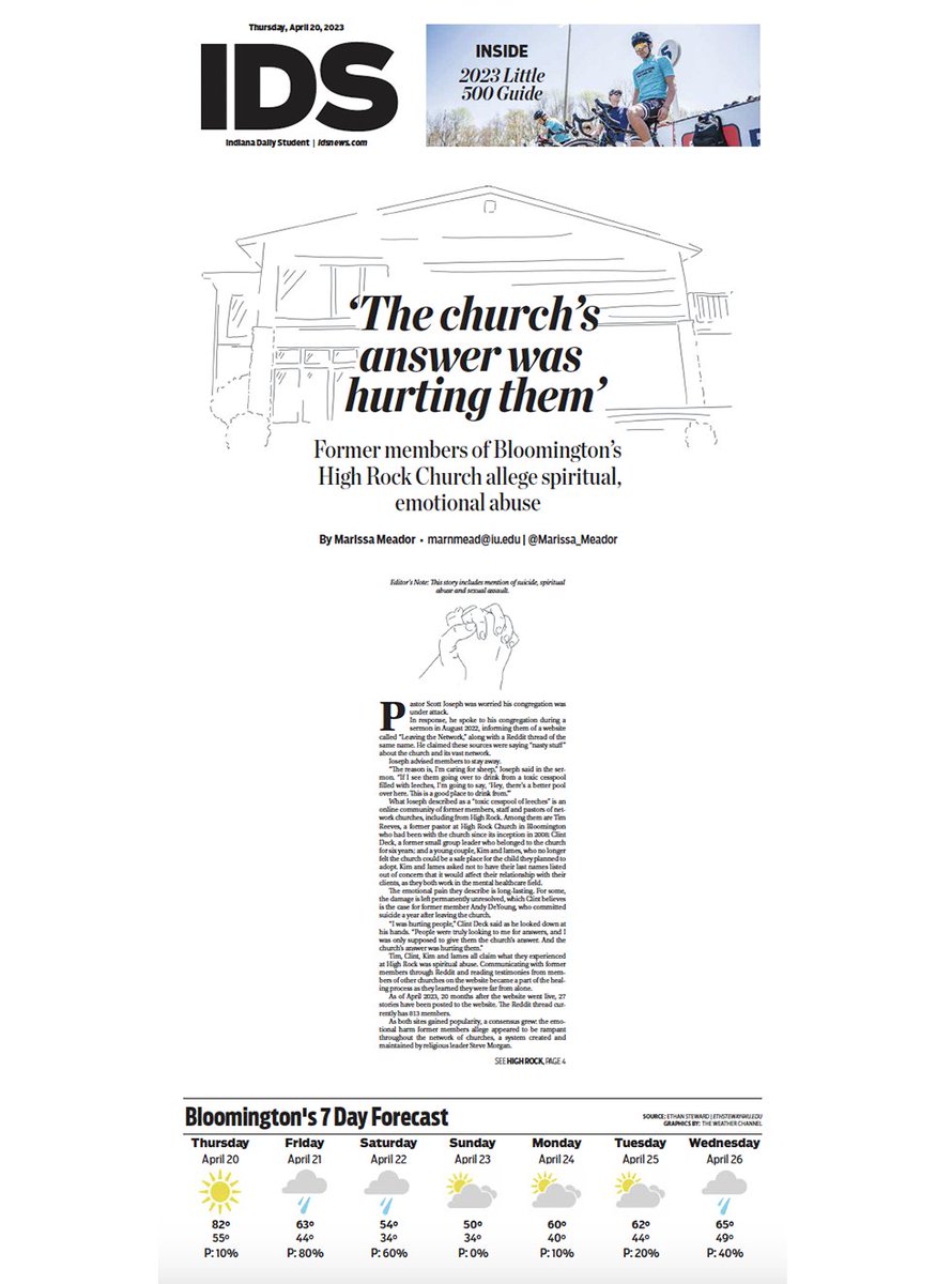 Congratulations to <a href="/idsnews/">Indiana Daily Student</a> for receiving DI Newspaper of the Year first place honors at the 2024 @icpaconnect awards ceremony <a href="/IUBloomington/">IU Bloomington</a>. Keep up the great work! #icpaconnect
<a href="/IUMediaSchool/">IU Media School</a>