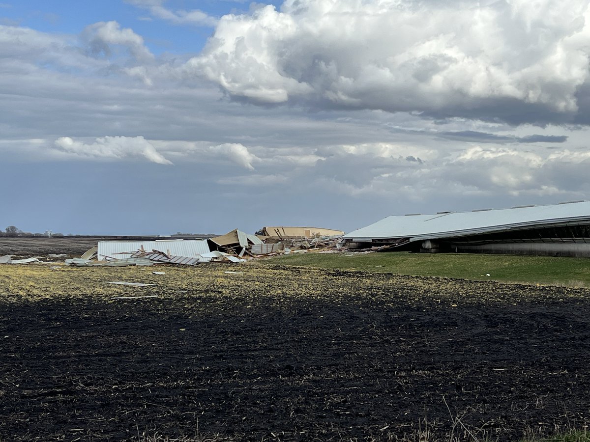 Photos of tornado damage in Williams Iowa @NWSDesMoines #iawx