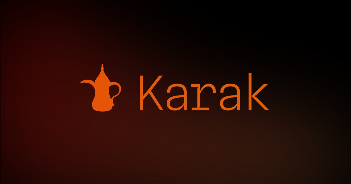 burninq21's tweet photo. 1/ Farming XP for Karak Network airdrop@Karak_Networkis a layer 2 blockchain focused on risk management and has modular security at the network level to enable innovation without compromising security. Investors: collected $48 million from @coinbase @PanteraCapital @DCGco etc. https://t.co/LSs5FIglZS