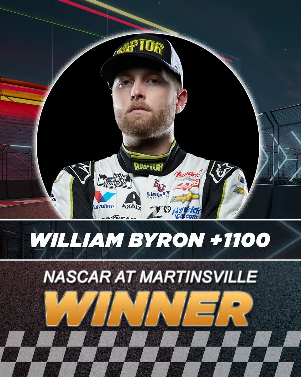 William Byron races to his third win of the season! #NASCAR