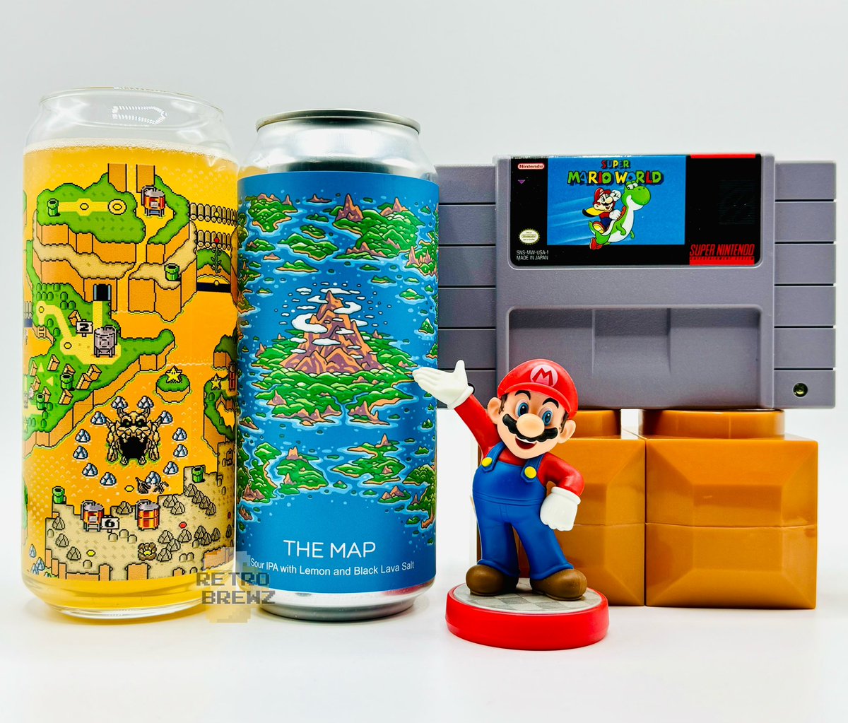 This is the Map from @HVBrewery 🍻

#CraftBeer #RetroGames #Mario